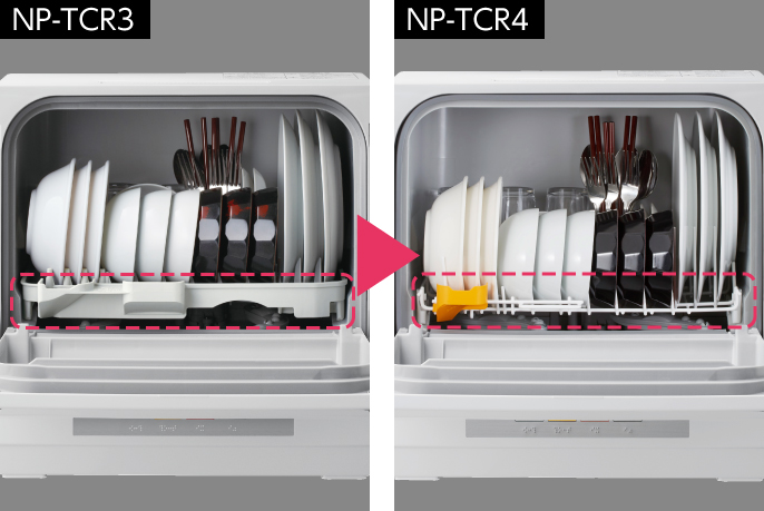 食洗機Panasonic NP-TCR4-W-